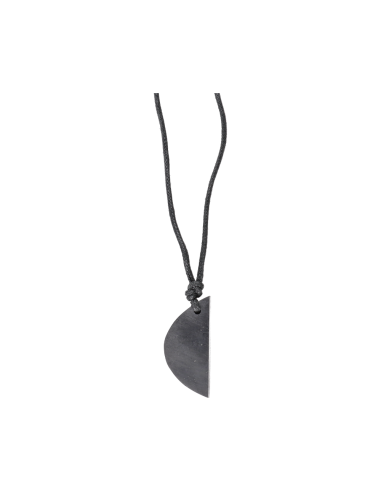 Semi-Circle Shungite Pendant