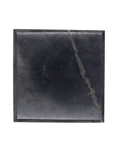 Shungite Plate with a Shiny Face