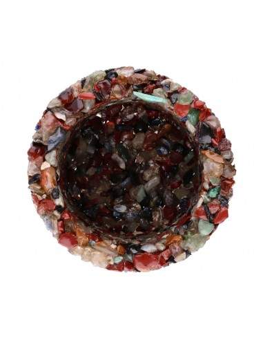 Candle Holders Chip Mix Minerals Small