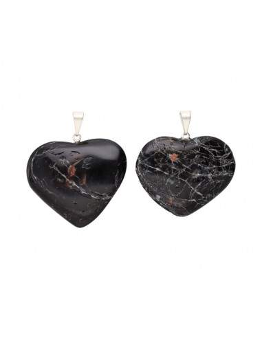 Pendentif cœur de tourmaline