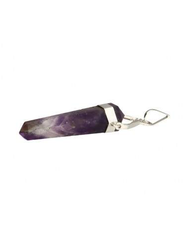 Silver Plated Amethyst Biterminate...