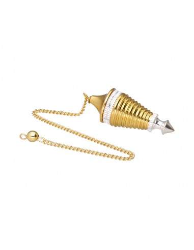 Striated Bronze and Silver Plated...