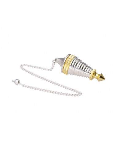 Striated Bronze and Silver Plated...