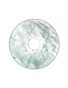 Donut grande de fluorite verde