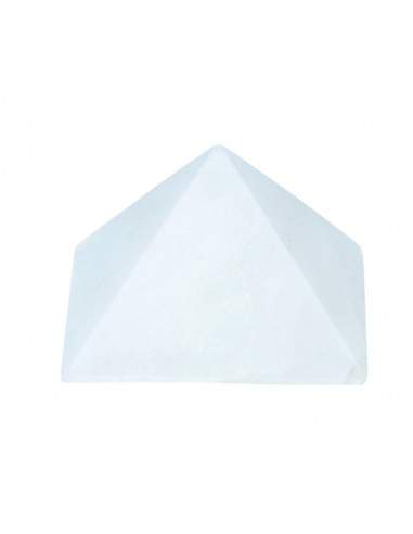Pirâmide de quartzo leitoso 2,5x2,5cm