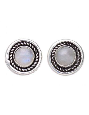 Silver Plated Moonstone Earrings...
