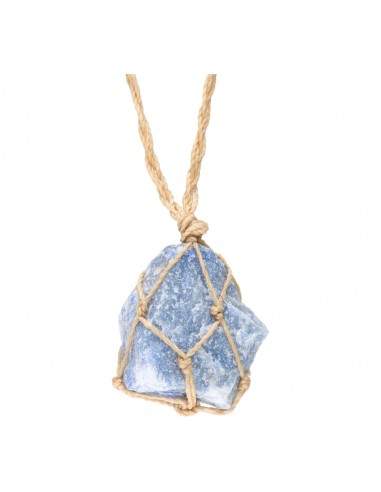 Rough Blue Quartz Pendant