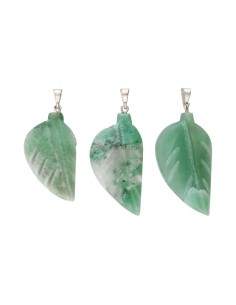 Green Leaf Quartz Pendants... 2