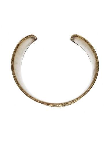 Pulseira em espiral de bronze