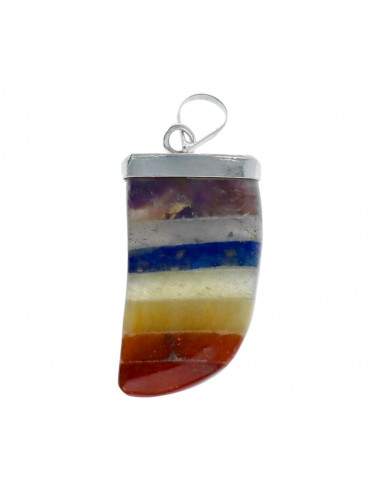 Silver Plated Chakra Point Pendant