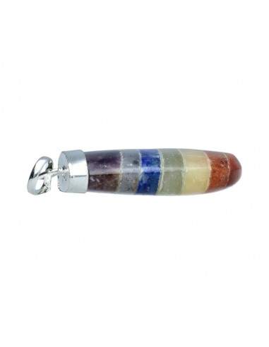 Pendentif ovale en argent plaqué...