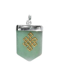 Green Quartz Infinity Knot...