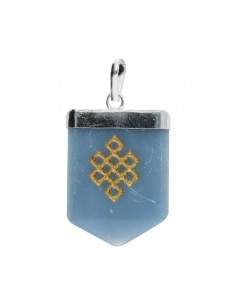 Blue Quartz Infinity Knot...