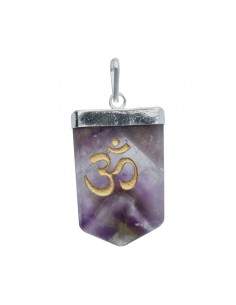 Pendentif Om en améthyste...