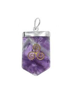 Silver Plated Triskel...