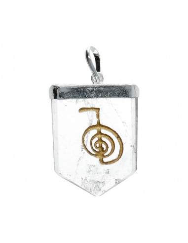 Cho Ku Rei Quartz Pendant in Silver...