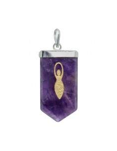 Pendentif Améthyste Terre...
