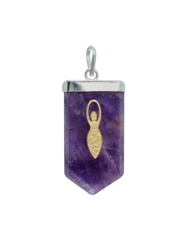 Pendentif Améthyste Terre Mère en...