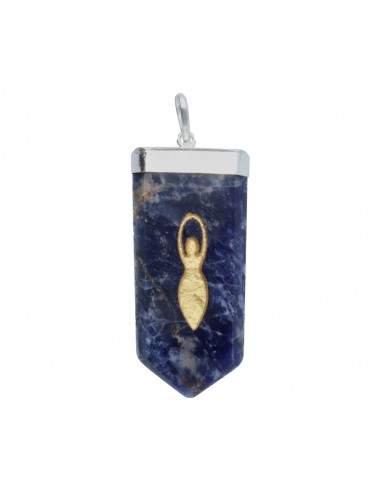 Pendentif Sodalite Terre Mère en...