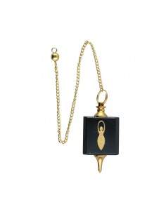 Black Jasper Pendulum with...