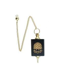 Black Jasper Pendulum with...