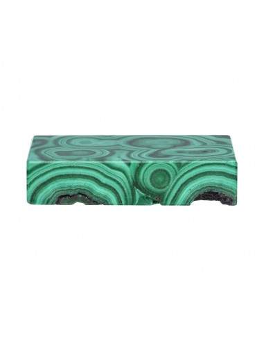 Cabochon rectangulaire de malachite (4)