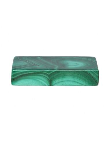 Rectangular Malachite cabochon (5)