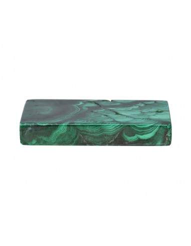 Cabochon rectangulaire de malachite (6)