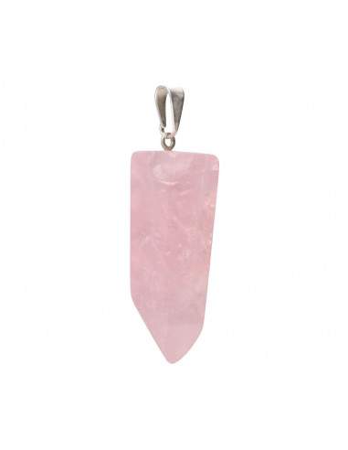 Rose Quartz Pendant Small Tip