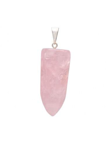 Pendente Quartzo Rosa Ponta Pequena
