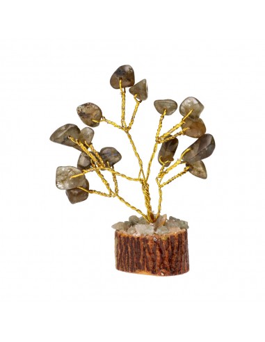 Lot de 12 mini-arbres avec minéraux