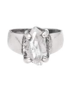 Herkimer Quartz Ring in 925...