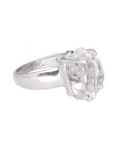Herkimer Quartz Ring in 925... 2