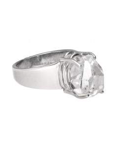 Bague en quartz Herkimer en... 2