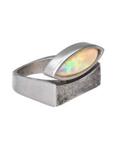 Bague en argent 925 Opale... 2