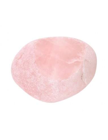Rodado Visión de Cuarzo Rosa 4x2x3cm