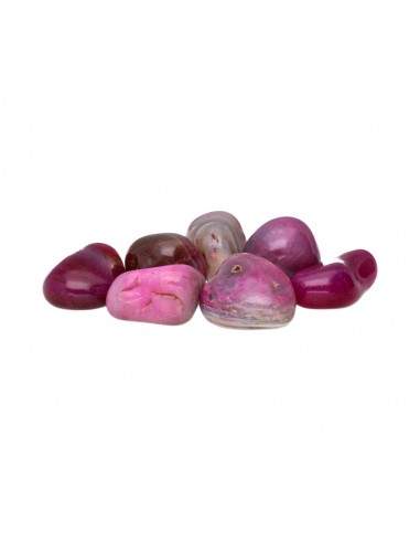 Rodados de Ágata Rosa Teñida 4x3cm