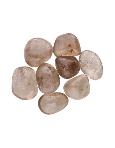 Quartzo esfumaçado rolado 3x2cm