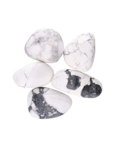Galets de Howlite 3x4cm