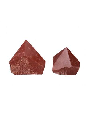 Semipolished Red Jasper Tips