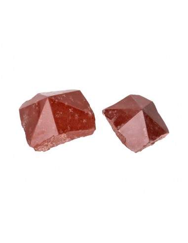 Puntas Semipulidas de Jaspe Rojo