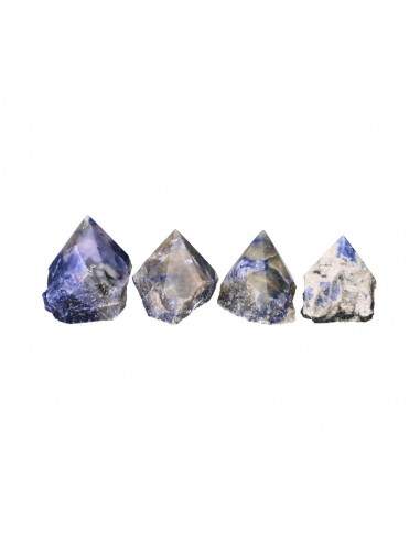 Pointes de sodalite semi-polies