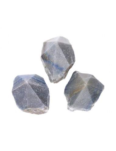 Semipolished Blue Quartz Points