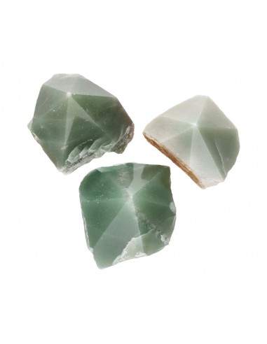 Puntas Semipulidas de Cuarzo Verde