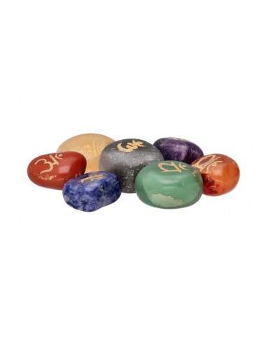 Rodados Chakras con Simbología (Pack...