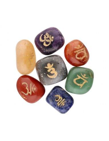 Rodados Chakras con Simbología (Pack...