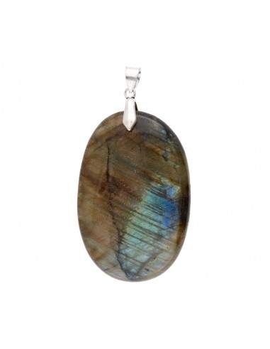 Pendentif cabochon en labradorite