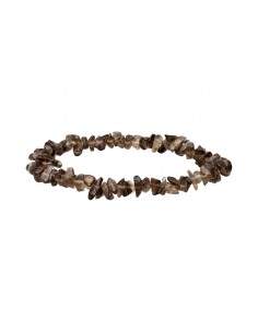 Pulsera Chip de Cuarzo Ahumado