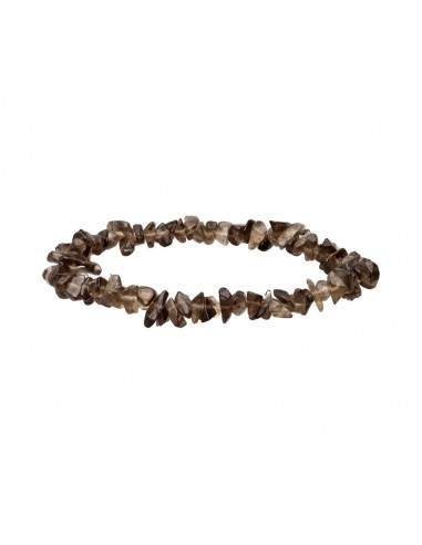 Pulsera Chip de Cuarzo Ahumado