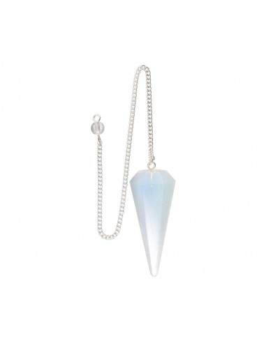 Pendule à facettes en opaline (FAC19)